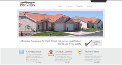 Desktop Screenshot of pinevalleytownhomes.com